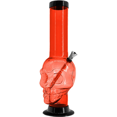 JM Enterprises 12-15" Acrylic Skull Chamber Bong - Multiple Colors