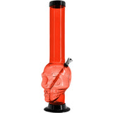 JM Enterprises 12-15" Acrylic Skull Chamber Bong - Multiple Colors