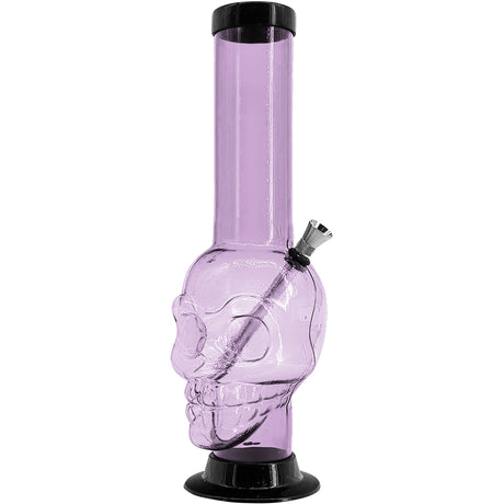 JM Enterprises 12-15" Acrylic Skull Chamber Bong - Multiple Colors