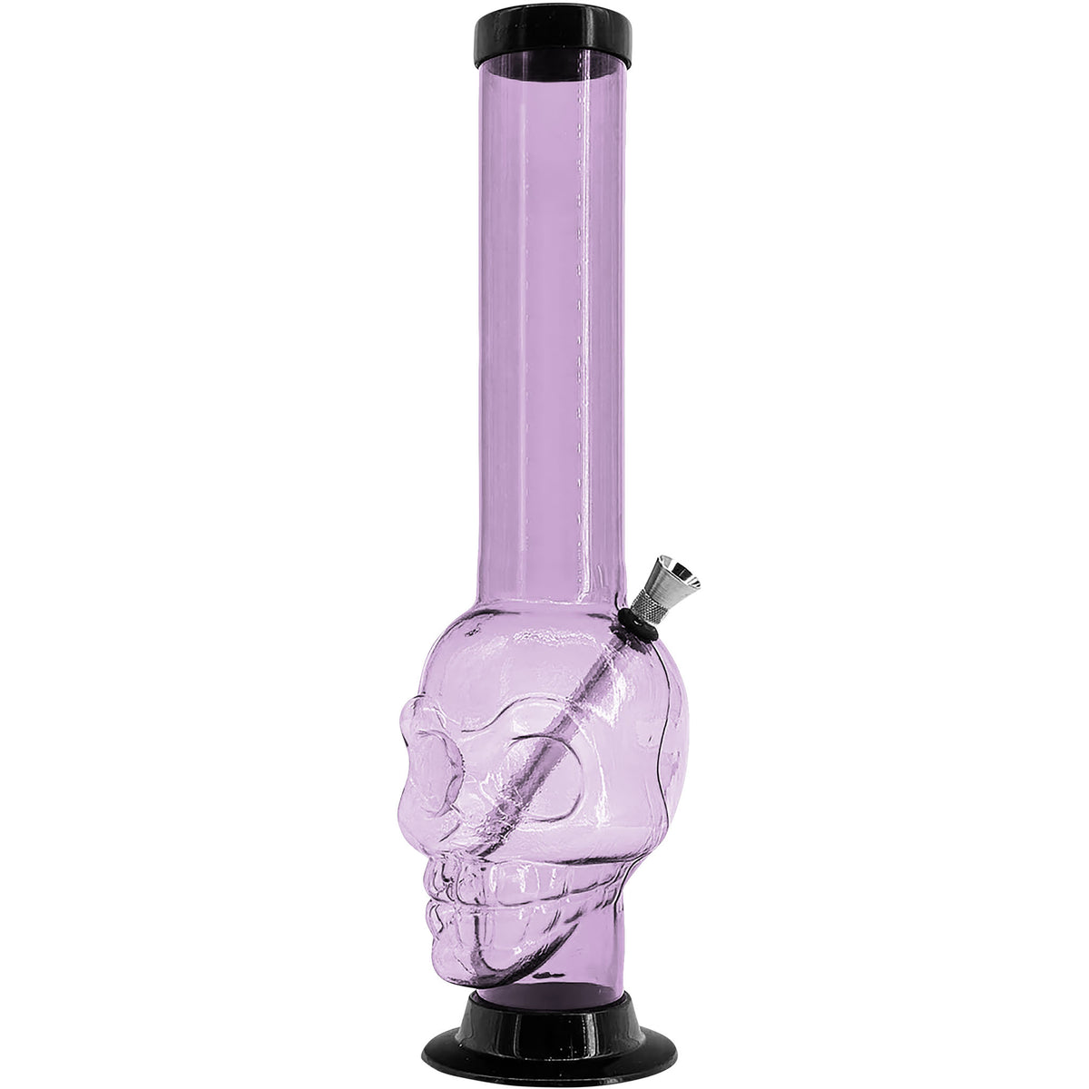 JM Enterprises 12-15" Acrylic Skull Chamber Bong - Multiple Colors