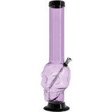 JM Enterprises 12-15" Acrylic Skull Chamber Bong - Multiple Colors
