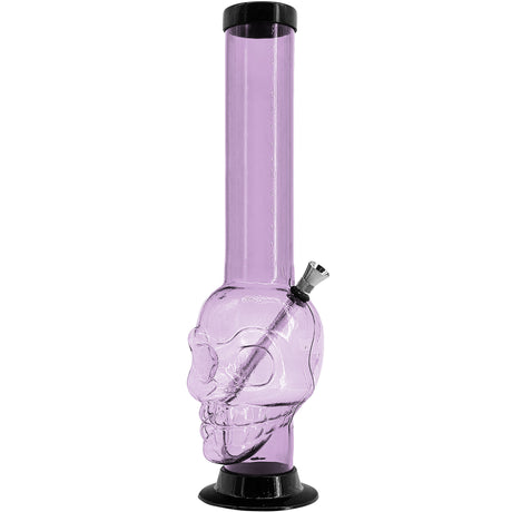 JM Enterprises 12-15" Acrylic Skull Chamber Bong - Multiple Colors