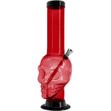 JM Enterprises 12-15" Acrylic Skull Chamber Bong - Multiple Colors