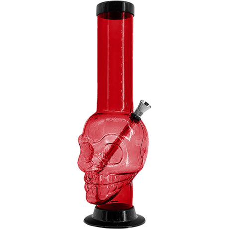 JM Enterprises 12-15" Acrylic Skull Chamber Bong - Multiple Colors