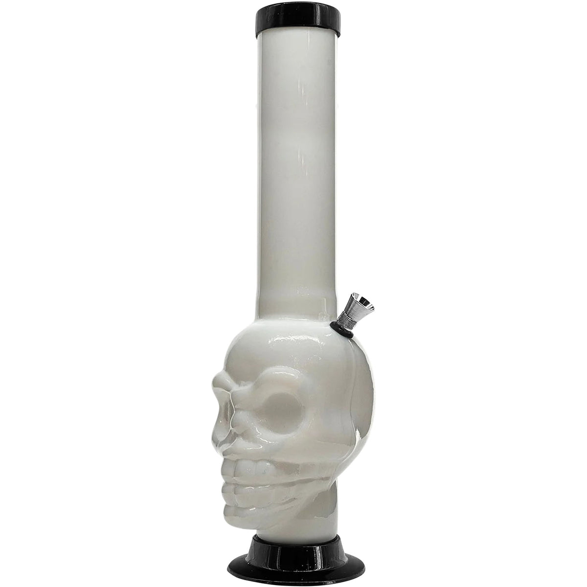 JM Enterprises 12-15" Acrylic Skull Chamber Bong - Multiple Colors