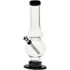 JM Enterprises 6-9" Acrylic Straight Tube Bubble Flare Bong - Multiple Colors