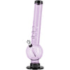 JM Enterprises 9-12" Acrylic Angled Neck Straight Tube Bubble Bong - Multiple Colors