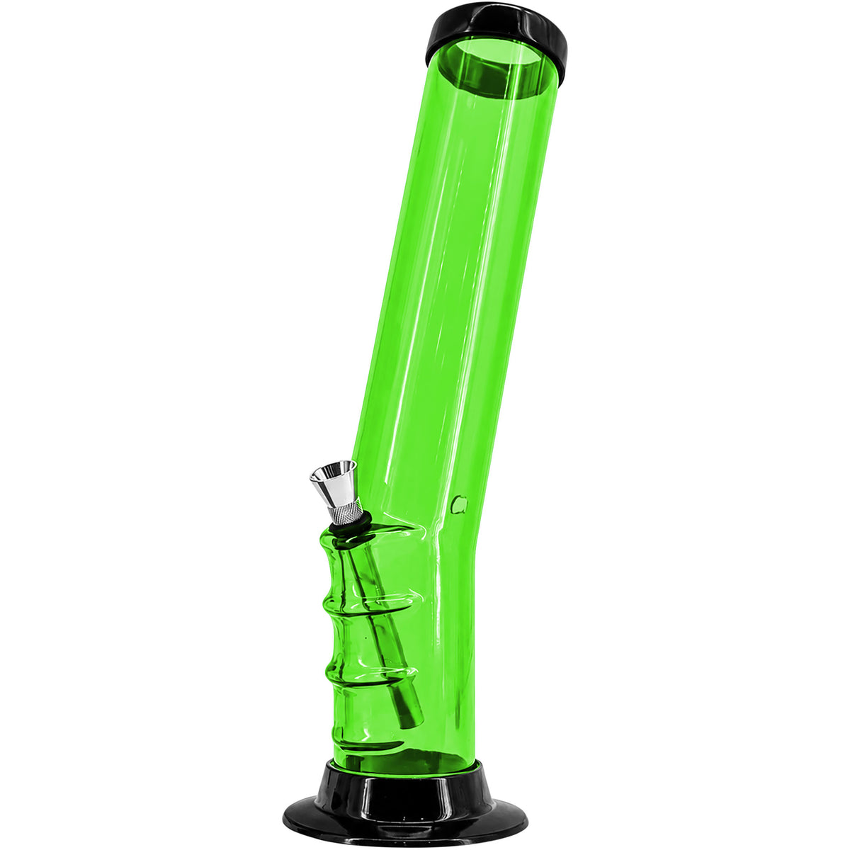 JM Enterprises 9-12" Acrylic Bent Neck Bong - Multiple Colors