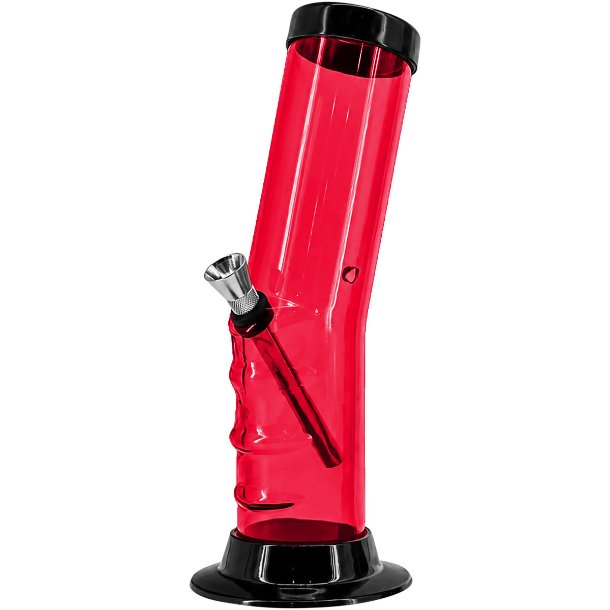 JM Enterprises 9-12" Acrylic Bent Neck Bong - Multiple Colors