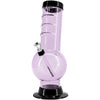 JM Enterprises 9-12" Acrylic Bent Neck Bubble Base Bong - Multiple Colors