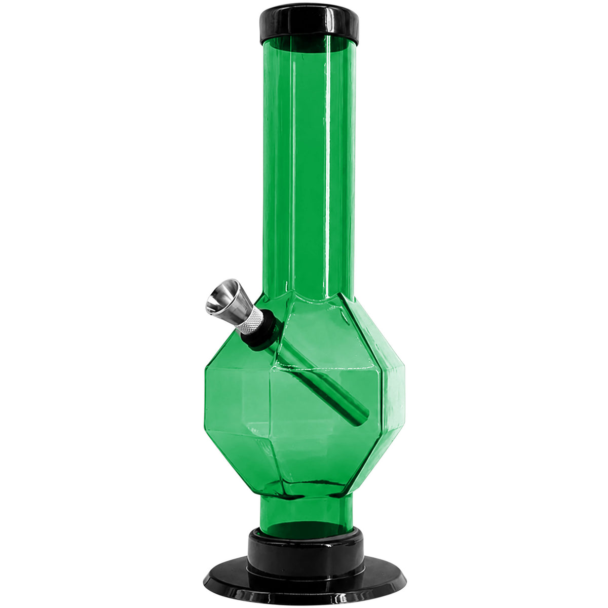 JM Enterprises 9-12" Acrylic Diamond Bong - Multiple Colors