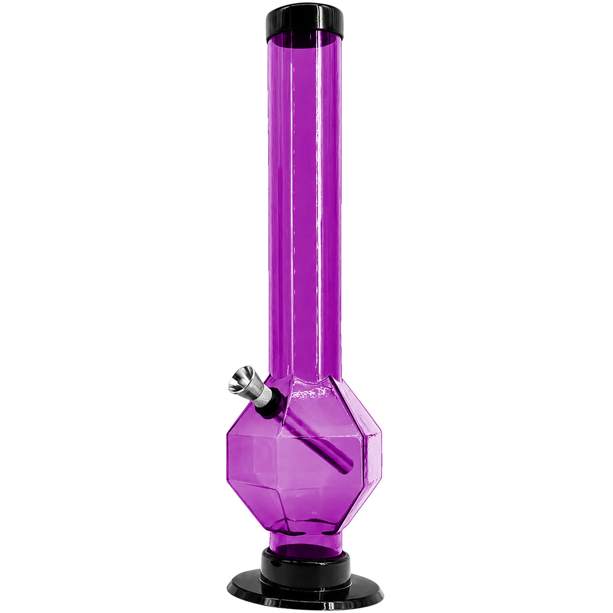 JM Enterprises 9-12" Acrylic Diamond Bong - Multiple Colors