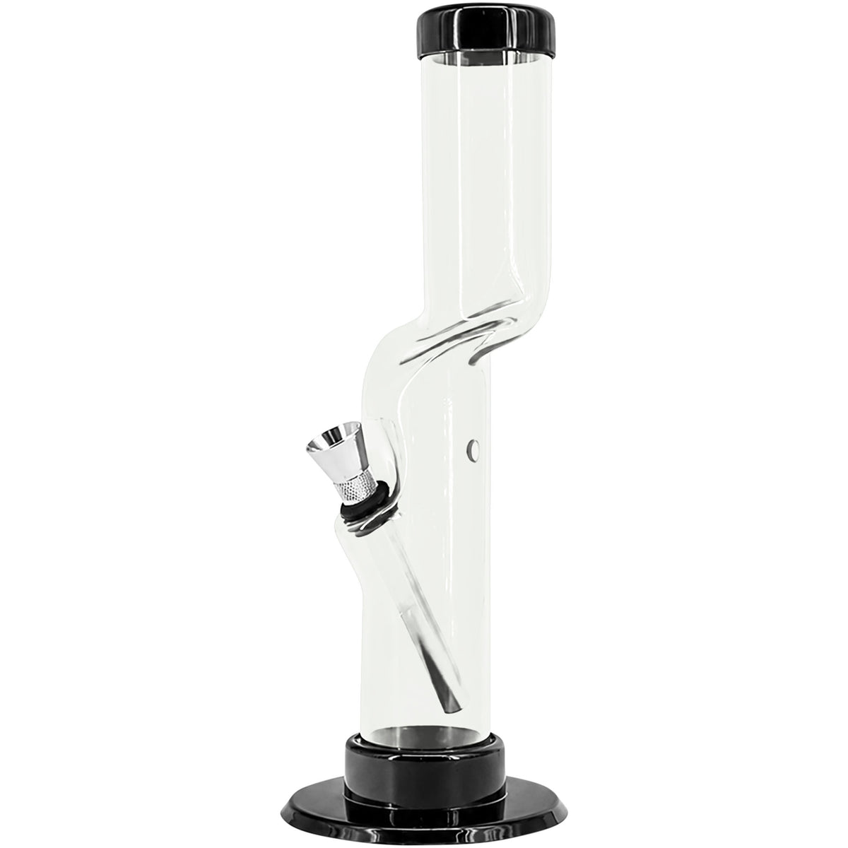 JM Enterprises 9-12" Acrylic Kink Neck Bong - Multiple Colors