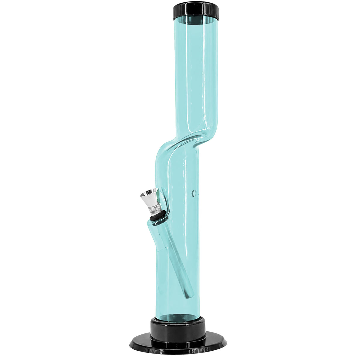 JM Enterprises 9-12" Acrylic Kink Neck Bong - Multiple Colors