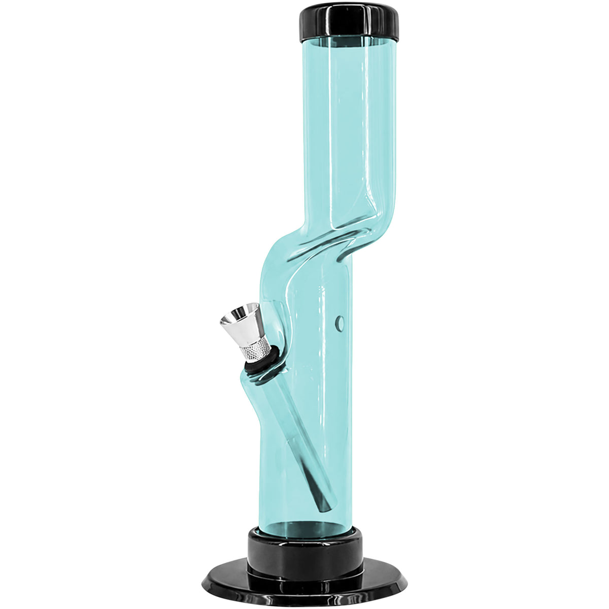 JM Enterprises 9-12" Acrylic Kink Neck Bong - Multiple Colors
