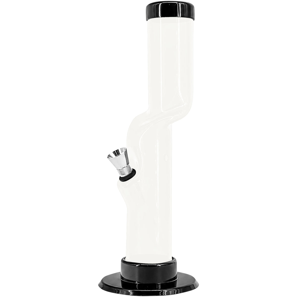JM Enterprises 9-12" Acrylic Kink Neck Bong - Multiple Colors