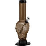 JM Enterprises 9-12" Acrylic Skull Bong - Multiple Colors