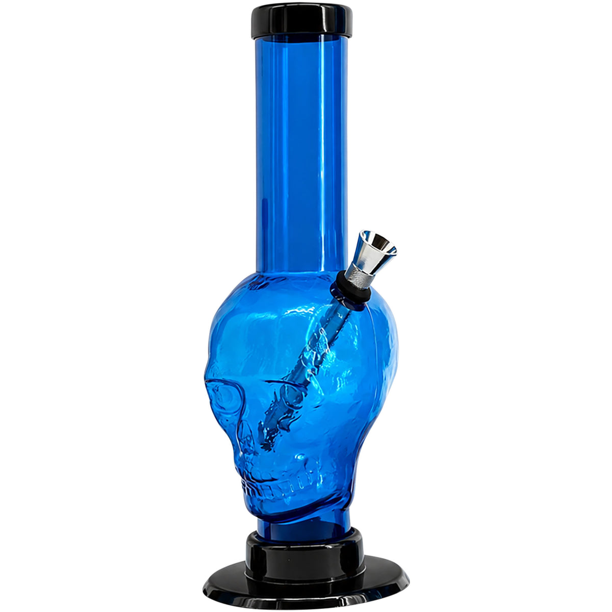 JM Enterprises 9-12" Acrylic Skull Bong - Multiple Colors