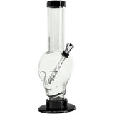 JM Enterprises 9-12" Acrylic Skull Bong - Multiple Colors