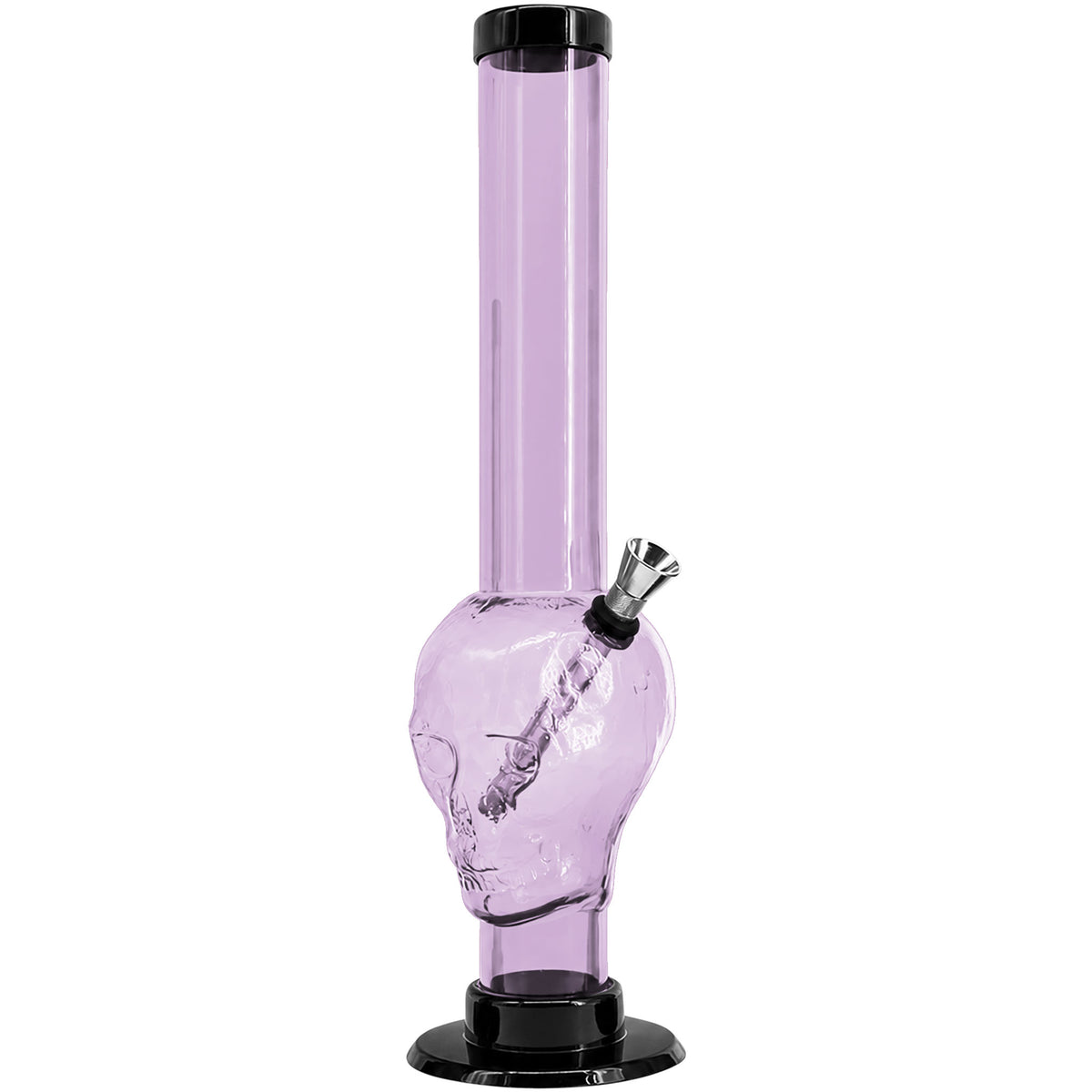JM Enterprises 9-12" Acrylic Skull Bong - Multiple Colors