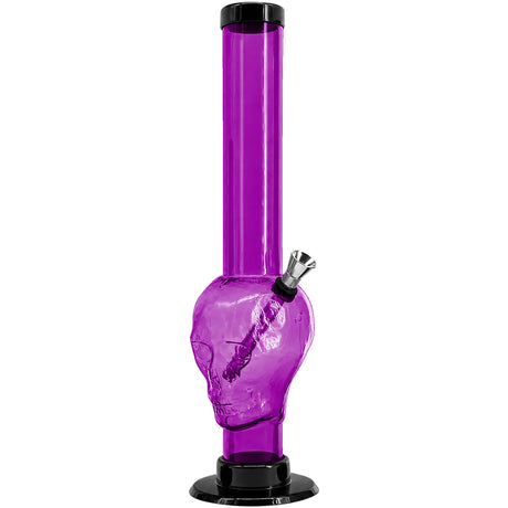 JM Enterprises 9-12" Acrylic Skull Bong - Multiple Colors