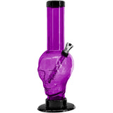JM Enterprises 9-12" Acrylic Skull Bong - Multiple Colors