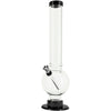 JM Enterprises 9-12" Acrylic Straight Tube Bubble Bottom Bong - Multiple Colors