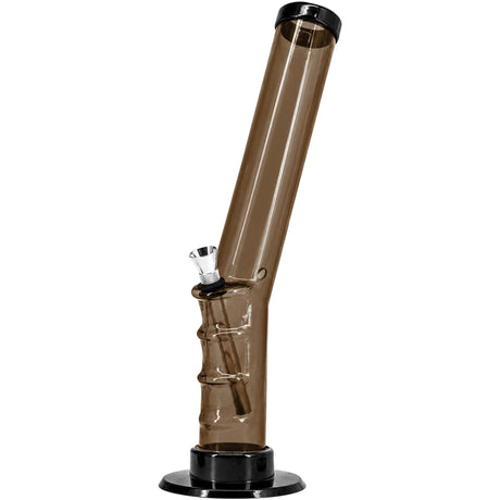 JM Enterprises 9-12" Acrylic Angled Straight Tube Bong - Multiple Colors
