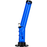 JM Enterprises 9-12" Acrylic Angled Straight Tube Bong - Multiple Colors