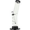 JM Enterprises 9-12" Acrylic Angled Straight Tube Bong - Multiple Colors