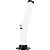 JM Enterprises 9-12" Acrylic Angled Straight Tube Bong - Multiple Colors