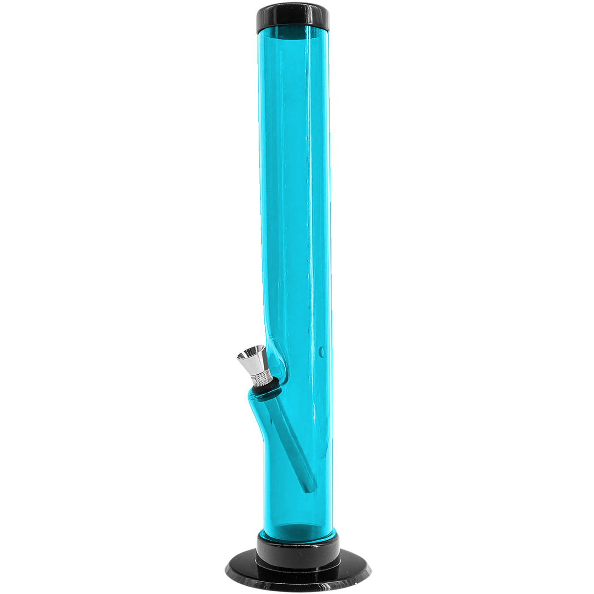 JM Enterprises 6-9-12" Acrylic Straight Tube Bong - 1.5" Tube Diameter - Multiple Colors