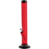 JM Enterprises 6-9-12" Acrylic Straight Tube Bong - 1.5" Tube Diameter - Multiple Colors