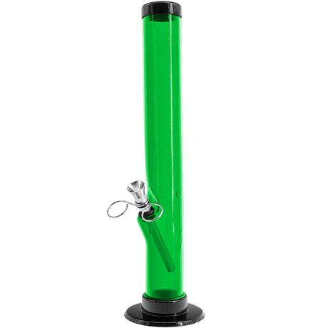 JM Enterprises 6-9-12" Acrylic Straight Tube Bong - 1.5" Tube Diameter - Multiple Colors