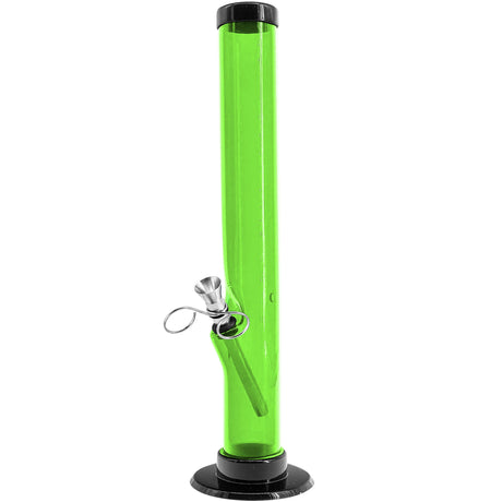 JM Enterprises 6-9-12" Acrylic Straight Tube Bong - 1.5" Tube Diameter - Multiple Colors