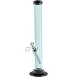 JM Enterprises 6-9-12" Acrylic Straight Tube Bong - 1.5" Tube Diameter - Multiple Colors