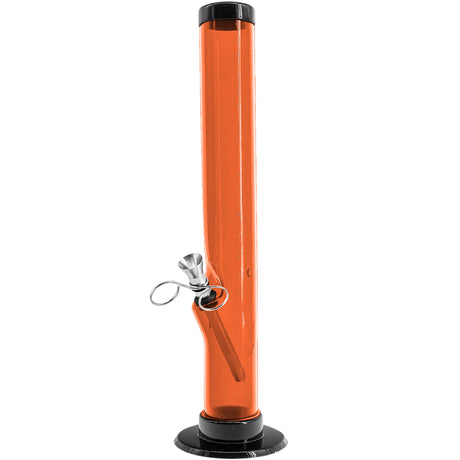 JM Enterprises 6-9-12" Acrylic Straight Tube Bong - 1.5" Tube Diameter - Multiple Colors