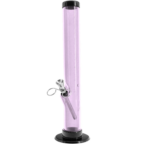 JM Enterprises 6-9-12" Acrylic Straight Tube Bong - 1.5" Tube Diameter - Multiple Colors