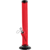 JM Enterprises 6-9-12" Acrylic Straight Tube Bong - 1.5" Tube Diameter - Multiple Colors