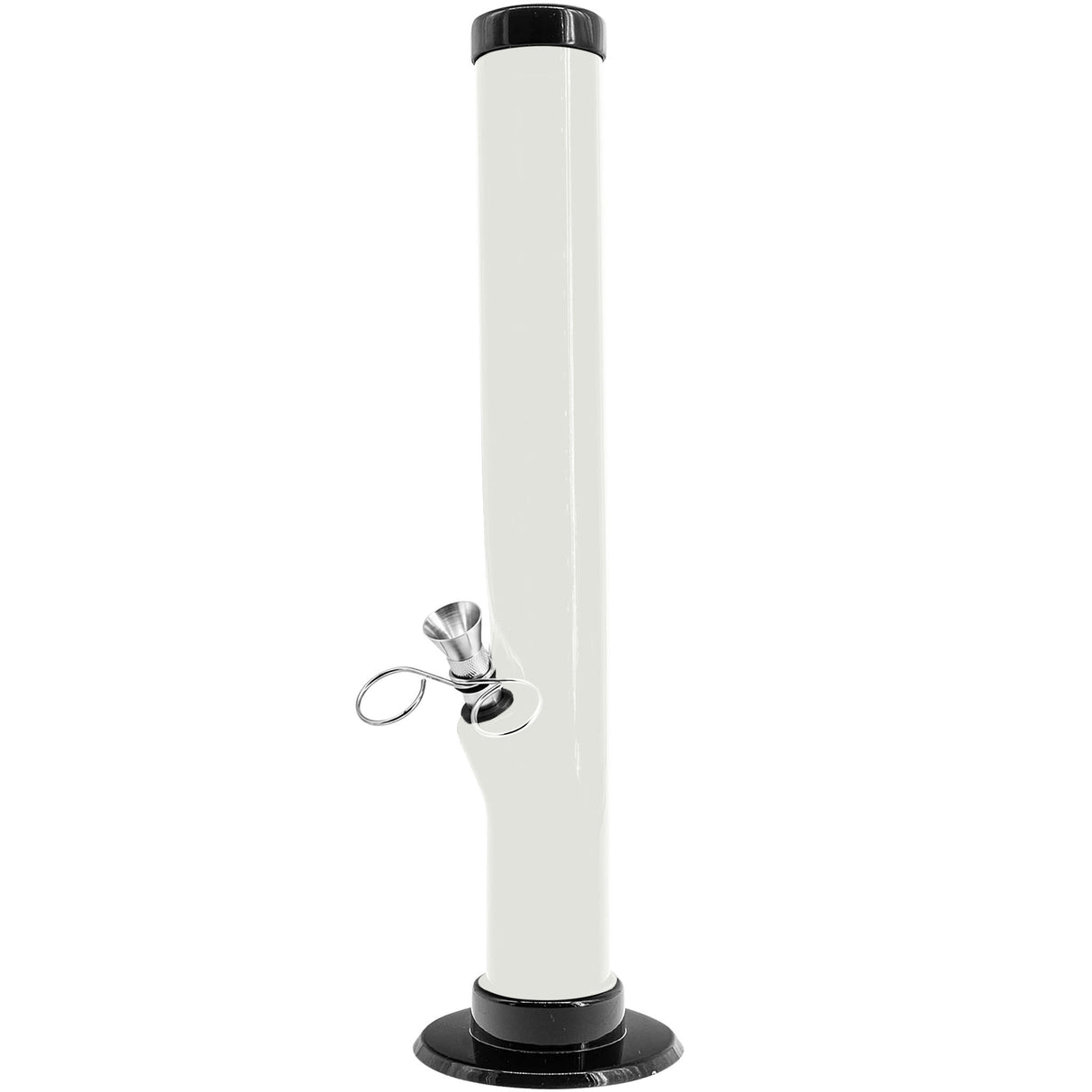 JM Enterprises 6-9-12" Acrylic Straight Tube Bong - 1.5" Tube Diameter - Multiple Colors