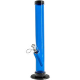 JM Enterprises 6-9-12" Acrylic Straight Tube Bong - 1.5" Tube Diameter - Multiple Colors