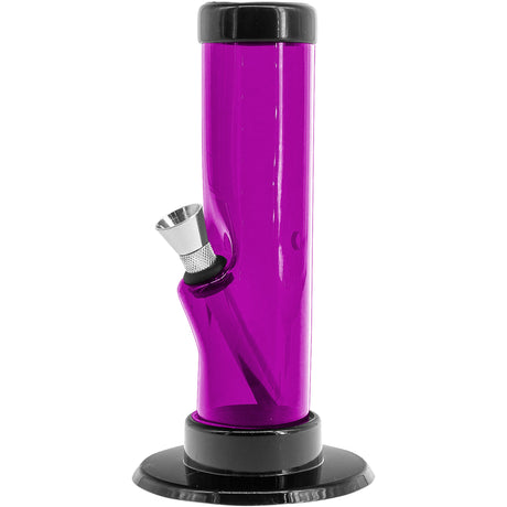 JM Enterprises 6-9-12" Acrylic Straight Tube Bong - 1.5" Tube Diameter - Multiple Colors