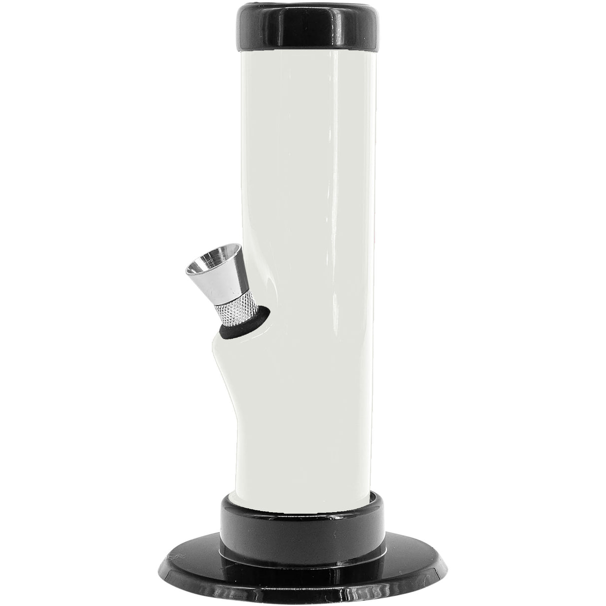 JM Enterprises 6-9-12" Acrylic Straight Tube Bong - 1.5" Tube Diameter - Multiple Colors