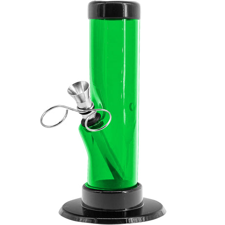 JM Enterprises 6-9-12" Acrylic Straight Tube Bong - 1.5" Tube Diameter - Multiple Colors