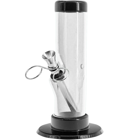 JM Enterprises 6-9-12" Acrylic Straight Tube Bong - 1.5" Tube Diameter - Multiple Colors