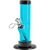JM Enterprises 6-9-12" Acrylic Straight Tube Bong - 1.5" Tube Diameter - Multiple Colors