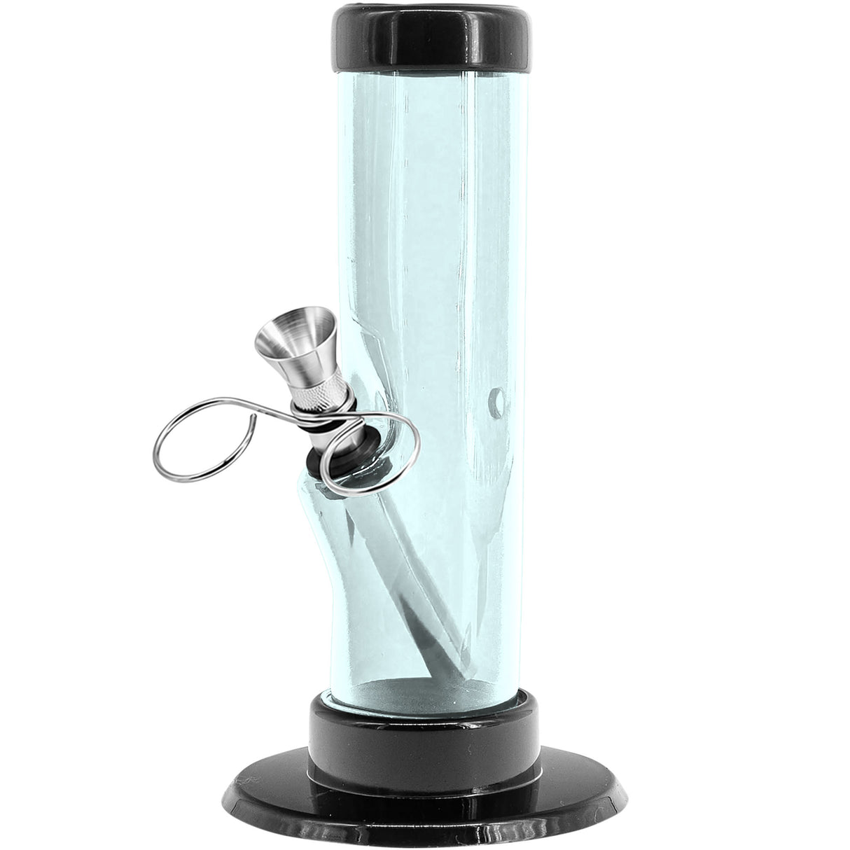 JM Enterprises 6-9-12" Acrylic Straight Tube Bong - 1.5" Tube Diameter - Multiple Colors