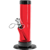 JM Enterprises 6-9-12" Acrylic Straight Tube Bong - 1.5" Tube Diameter - Multiple Colors