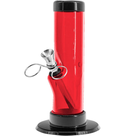 JM Enterprises 6-9-12" Acrylic Straight Tube Bong - 1.5" Tube Diameter - Multiple Colors