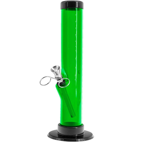 JM Enterprises 6-9-12" Acrylic Straight Tube Bong - 1.5" Tube Diameter - Multiple Colors